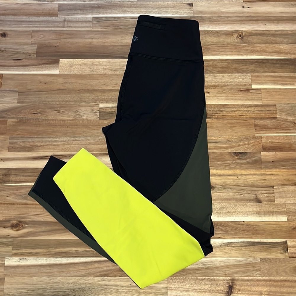 Athleta Asym Colorblock Tights